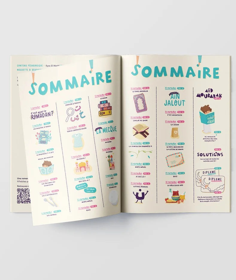Mon cahier d'activités du ramadan - dès 6 ans - DeeniLearn