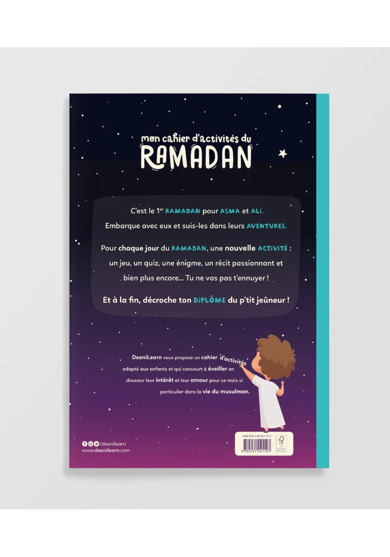 Mon cahier d'activités du ramadan - dès 6 ans - DeeniLearn